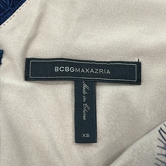 Frilly Navy Blue Dress From BCBG MAXAZRAI - Picture 4 of 4